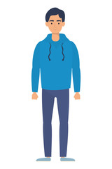 young man avatar character icon