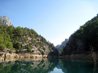 lake in mountains