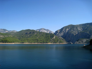 lake in mountains