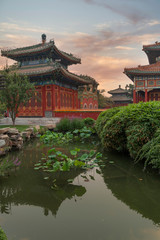 Naklejka premium Beihai Park is an imperial garden