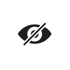 Eyeblind icon symbol vector illustration