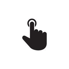 Obraz premium Hand cursor icon symbol vector illustration