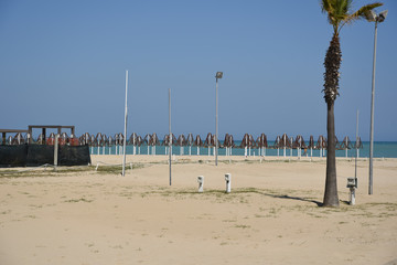 Pescara Beach by Morning in Abruzzo, Italy