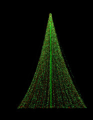 abstract christmas tree