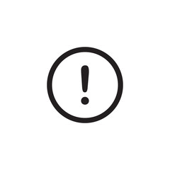 Warning alert icon symbol vector illustration