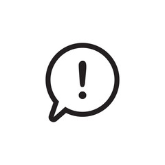 Warning alert icon symbol vector illustration