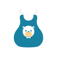 baby bib accessory isolated icon