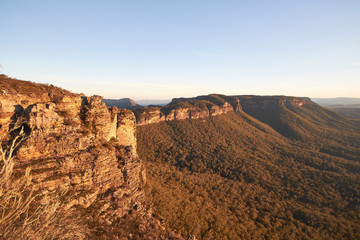 Fototapeta na wymiar Narrow Neck Peninsula, The Blue Mountains National Park, NSW, Australia
