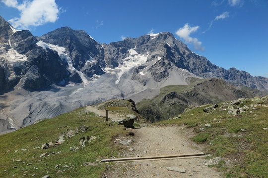 Blick auf das Ortlermassiv 
