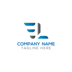 Initial EL Letter Linked Logo. Creative Letter EL Modern Business Logo Vector Template. Initial EL Logo Template Design