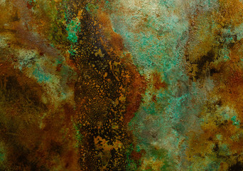 abstract brown chocolate metallic background texture concrete or plaster hand made wall