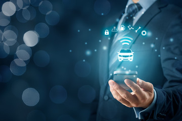 Intelligent car and smart phone app