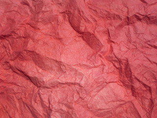 Fototapeta premium crumpled red paper