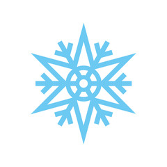 Snowflake Logo vector, Christmas Holiday snowflake picture, snowflake app icon, Snowflake illustration Design.