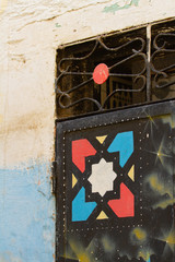 Ancient moroccan door in Fez