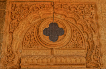 Pune, India- April 13, 2013: Shinde Chhatri, located in Pune, India, is a memorial dedicated to the 18th century military leader Mahadji Shinde. It is one of the most significant landmarks in the city