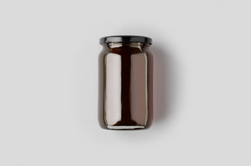Honey jar mockup.