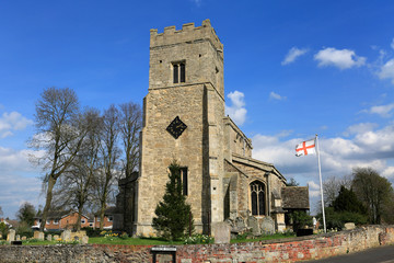St Johns church, Wistow village, Cambridgeshire, East Anglia, England, UK