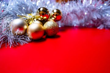 empty red copy space background 