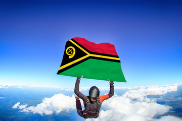 Vanuatu flag travel.