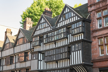 Obraz premium Facade of a Tudor building Staple Inn in London