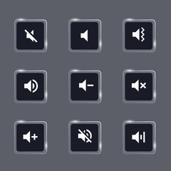 glass button