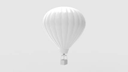 3d rendering of a hot air balloon isolated in a studio background © Sepia100