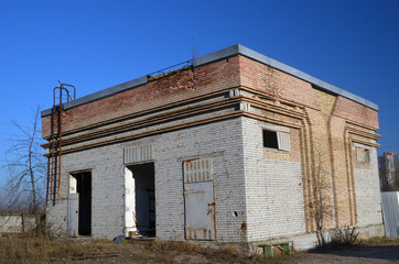 Abandoned construction site of hospital. Abandoned at 1991,during Ukrainian undependence crisis. Kiev,Ukraine