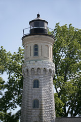Fototapeta na wymiar Fort Niagara Lighthouse at Niagara Falls NY