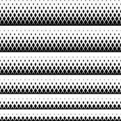 Set of geometric patterns. Black diamonds on a white background.