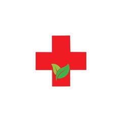 Hospital logo and symbols template icons vector health