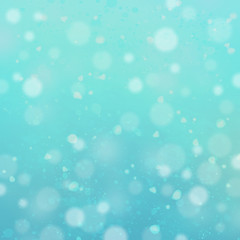 Obraz premium Winter background with snowfall