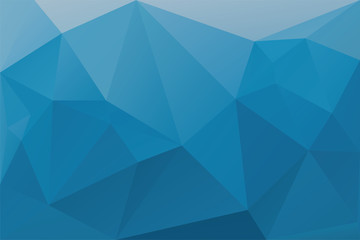 Fototapeta premium Abstract geometric background with triangles. Vector polygonal texture background. Blue abstract business background. Vector illustration.