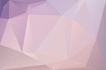 Abstract geometric background with triangles. Vector polygonal texture background. Pink and purple abstract business background. Vector illustration.