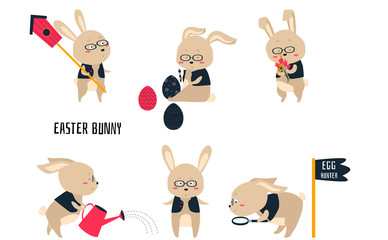 Easter rabbit character