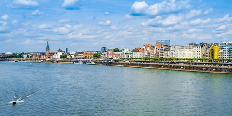 Obraz premium Aerial View of Duesseldorf in Germany - Europe