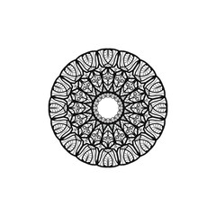 Abstract mandala on white background