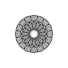 Abstract mandala on white background