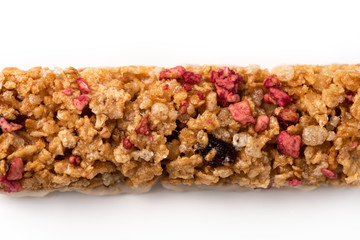 protein stick on isolated white background