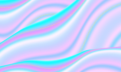 Fluid flow. Wave background. Liquid design. Vector