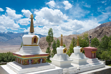 Ladakh, India - Jun 30 2019 - Phyang Monastery in Leh, Ladakh, Jammu and Kashmir, India. The Monastery was originally built in 1515.
