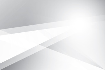 Obraz premium Abstract geometric white and gray color background. Vector, illustration. 
