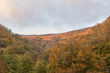 autumn in the mountains