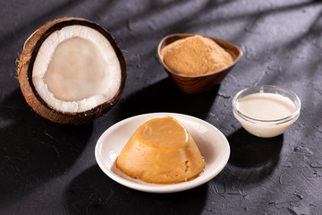 Custard Colombian dessert that is traditionally served during Christmas