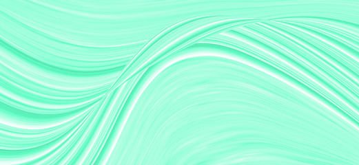 Fototapeta premium Aqua mint background in a modern trend shade, a beautiful textural eyelash with waves and patterns. Template for screensaver or packaging, abstract illustration in blue. 
