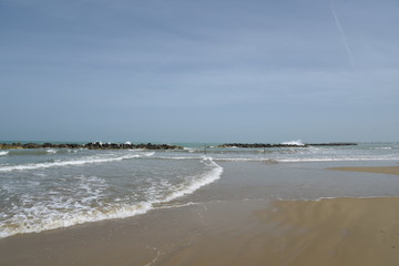 Pescara Seascape by Morning at Spring