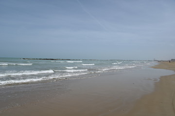 Pescara Seascape by Morning at Spring