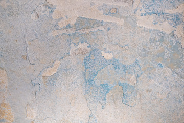 Fond de texture de stuc de mur en désordre blanc et doré. Peinture murale décorative.