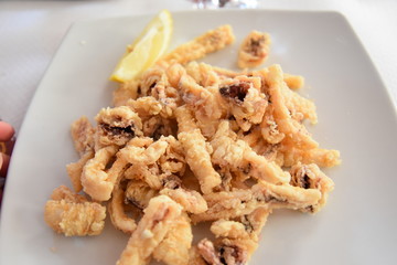 Fried Fish in the Plate