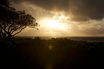 Fototapeta na wymiar Hawaii - Sonnenaufgang